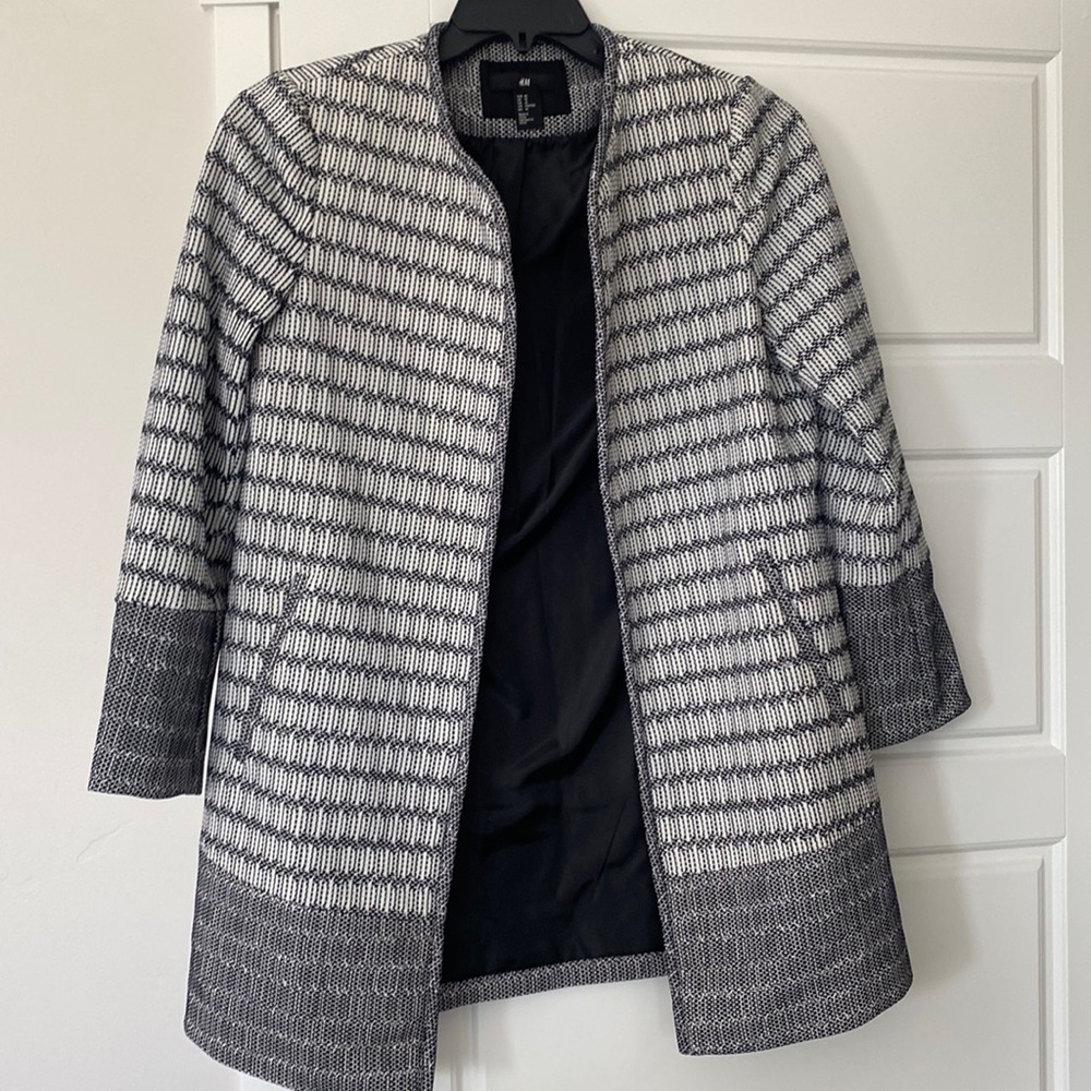 Black and white Jacket